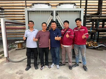 Hicon Menyampaikan Sokongan Selepas Jualan Pantas Untuk Penyejuk Sejuk Udara Modular Komersial di Thailand